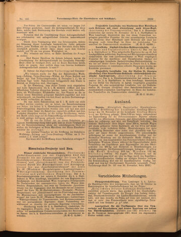 Verordnungs-Blatt für Eisenbahnen und Schiffahrt: Veröffentlichungen in Tarif- und Transport-Angelegenheiten 18991221 Seite: 9