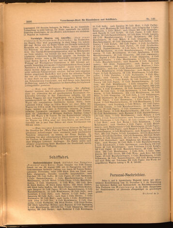 Verordnungs-Blatt für Eisenbahnen und Schiffahrt: Veröffentlichungen in Tarif- und Transport-Angelegenheiten 18991223 Seite: 6