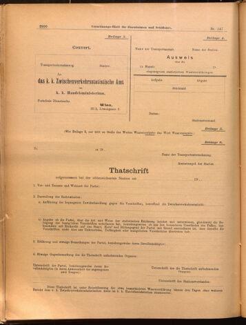 Verordnungs-Blatt für Eisenbahnen und Schiffahrt: Veröffentlichungen in Tarif- und Transport-Angelegenheiten 18991228 Seite: 10