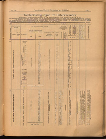 Verordnungs-Blatt für Eisenbahnen und Schiffahrt: Veröffentlichungen in Tarif- und Transport-Angelegenheiten 18991228 Seite: 17