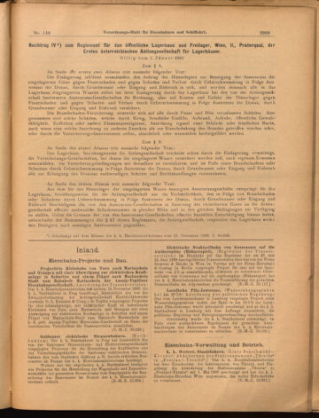 Verordnungs-Blatt für Eisenbahnen und Schiffahrt: Veröffentlichungen in Tarif- und Transport-Angelegenheiten 18991230 Seite: 3