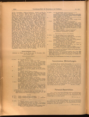 Verordnungs-Blatt für Eisenbahnen und Schiffahrt: Veröffentlichungen in Tarif- und Transport-Angelegenheiten 18991230 Seite: 6