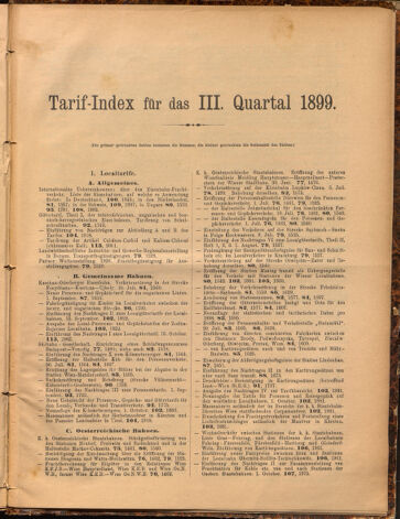 Verordnungs-Blatt für Eisenbahnen und Schiffahrt: Veröffentlichungen in Tarif- und Transport-Angelegenheiten 18991230 Seite: 71