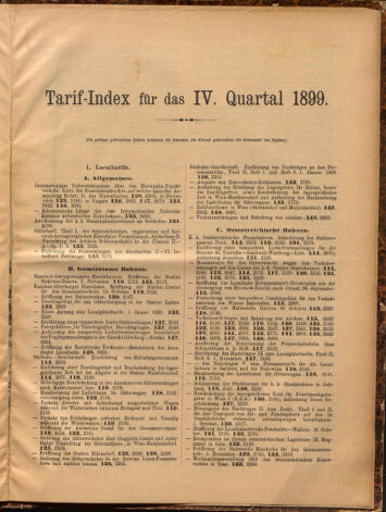 Verordnungs-Blatt für Eisenbahnen und Schiffahrt: Veröffentlichungen in Tarif- und Transport-Angelegenheiten 18991230 Seite: 81