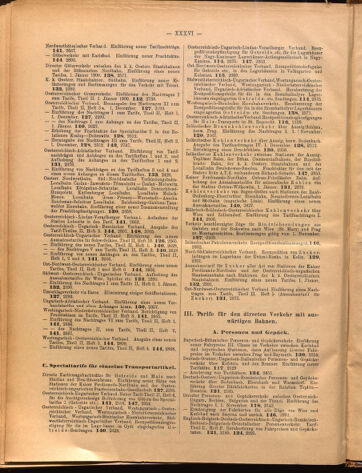 Verordnungs-Blatt für Eisenbahnen und Schiffahrt: Veröffentlichungen in Tarif- und Transport-Angelegenheiten 18991230 Seite: 86