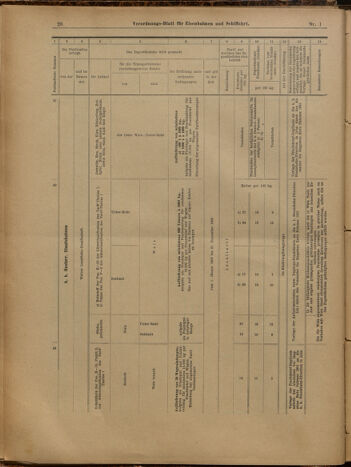 Verordnungs-Blatt für Eisenbahnen und Schiffahrt: Veröffentlichungen in Tarif- und Transport-Angelegenheiten 19000104 Seite: 26