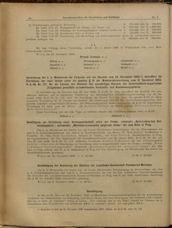 Verordnungs-Blatt für Eisenbahnen und Schiffahrt: Veröffentlichungen in Tarif- und Transport-Angelegenheiten 19000106 Seite: 4