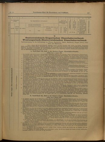 Verordnungs-Blatt für Eisenbahnen und Schiffahrt: Veröffentlichungen in Tarif- und Transport-Angelegenheiten 19000109 Seite: 11