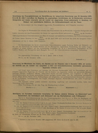 Verordnungs-Blatt für Eisenbahnen und Schiffahrt: Veröffentlichungen in Tarif- und Transport-Angelegenheiten 19000111 Seite: 8