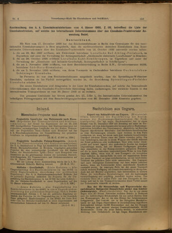 Verordnungs-Blatt für Eisenbahnen und Schiffahrt: Veröffentlichungen in Tarif- und Transport-Angelegenheiten 19000111 Seite: 9