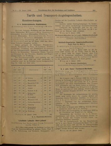 Verordnungs-Blatt für Eisenbahnen und Schiffahrt: Veröffentlichungen in Tarif- und Transport-Angelegenheiten 19000113 Seite: 10