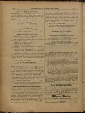 Verordnungs-Blatt für Eisenbahnen und Schiffahrt: Veröffentlichungen in Tarif- und Transport-Angelegenheiten 19000113 Seite: 11