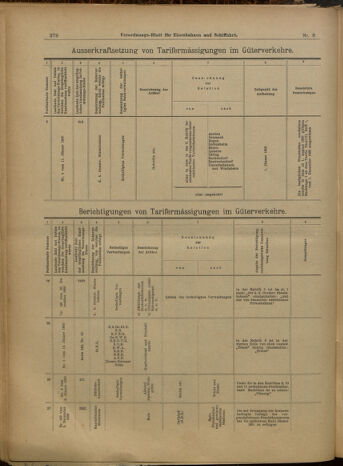 Verordnungs-Blatt für Eisenbahnen und Schiffahrt: Veröffentlichungen in Tarif- und Transport-Angelegenheiten 19000120 Seite: 42