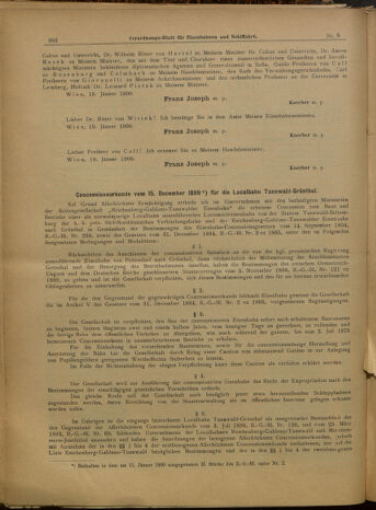 Verordnungs-Blatt für Eisenbahnen und Schiffahrt: Veröffentlichungen in Tarif- und Transport-Angelegenheiten 19000123 Seite: 2