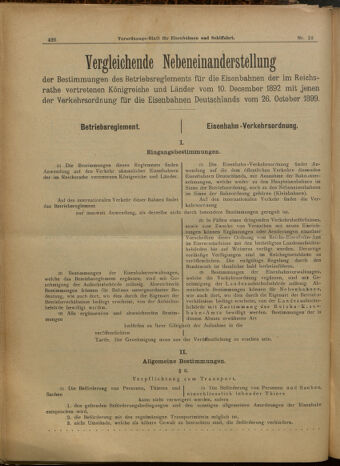 Verordnungs-Blatt für Eisenbahnen und Schiffahrt: Veröffentlichungen in Tarif- und Transport-Angelegenheiten 19000125 Seite: 2