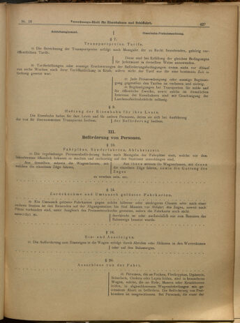 Verordnungs-Blatt für Eisenbahnen und Schiffahrt: Veröffentlichungen in Tarif- und Transport-Angelegenheiten 19000125 Seite: 3