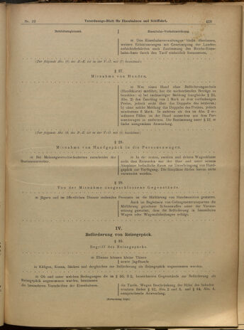 Verordnungs-Blatt für Eisenbahnen und Schiffahrt: Veröffentlichungen in Tarif- und Transport-Angelegenheiten 19000125 Seite: 5