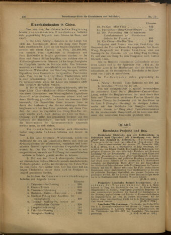 Verordnungs-Blatt für Eisenbahnen und Schiffahrt: Veröffentlichungen in Tarif- und Transport-Angelegenheiten 19000125 Seite: 6