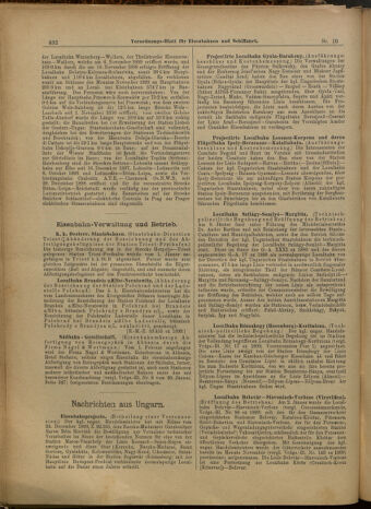 Verordnungs-Blatt für Eisenbahnen und Schiffahrt: Veröffentlichungen in Tarif- und Transport-Angelegenheiten 19000125 Seite: 8