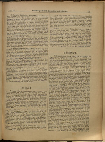 Verordnungs-Blatt für Eisenbahnen und Schiffahrt: Veröffentlichungen in Tarif- und Transport-Angelegenheiten 19000125 Seite: 9