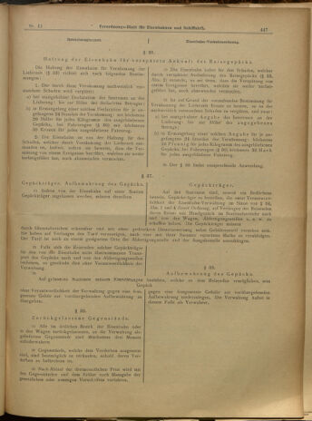 Verordnungs-Blatt für Eisenbahnen und Schiffahrt: Veröffentlichungen in Tarif- und Transport-Angelegenheiten 19000127 Seite: 3