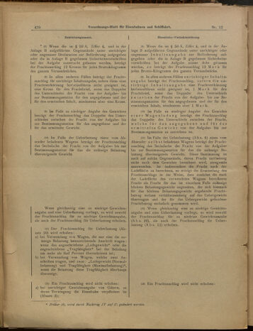 Verordnungs-Blatt für Eisenbahnen und Schiffahrt: Veröffentlichungen in Tarif- und Transport-Angelegenheiten 19000130 Seite: 6