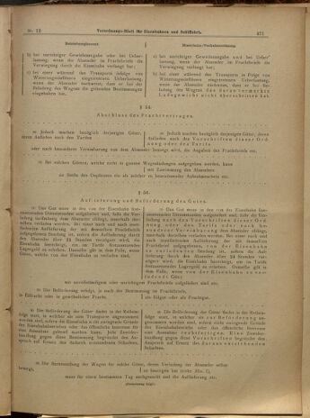 Verordnungs-Blatt für Eisenbahnen und Schiffahrt: Veröffentlichungen in Tarif- und Transport-Angelegenheiten 19000130 Seite: 7