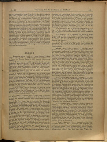 Verordnungs-Blatt für Eisenbahnen und Schiffahrt: Veröffentlichungen in Tarif- und Transport-Angelegenheiten 19000130 Seite: 9