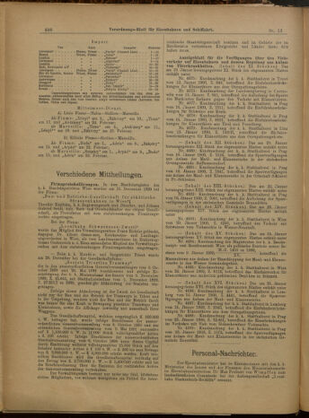 Verordnungs-Blatt für Eisenbahnen und Schiffahrt: Veröffentlichungen in Tarif- und Transport-Angelegenheiten 19000201 Seite: 10