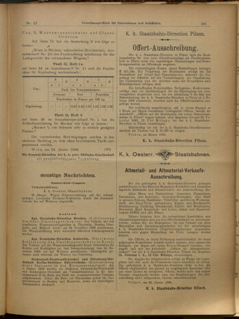 Verordnungs-Blatt für Eisenbahnen und Schiffahrt: Veröffentlichungen in Tarif- und Transport-Angelegenheiten 19000201 Seite: 13