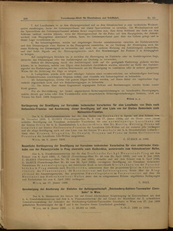 Verordnungs-Blatt für Eisenbahnen und Schiffahrt: Veröffentlichungen in Tarif- und Transport-Angelegenheiten 19000201 Seite: 2