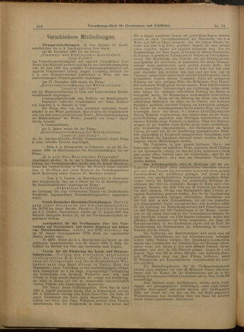 Verordnungs-Blatt für Eisenbahnen und Schiffahrt: Veröffentlichungen in Tarif- und Transport-Angelegenheiten 19000206 Seite: 10