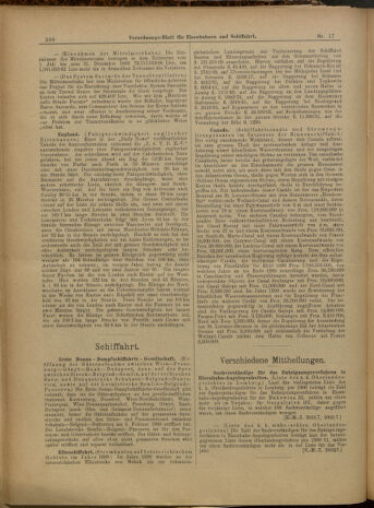 Verordnungs-Blatt für Eisenbahnen und Schiffahrt: Veröffentlichungen in Tarif- und Transport-Angelegenheiten 19000213 Seite: 18