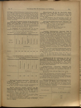 Verordnungs-Blatt für Eisenbahnen und Schiffahrt: Veröffentlichungen in Tarif- und Transport-Angelegenheiten 19000213 Seite: 21