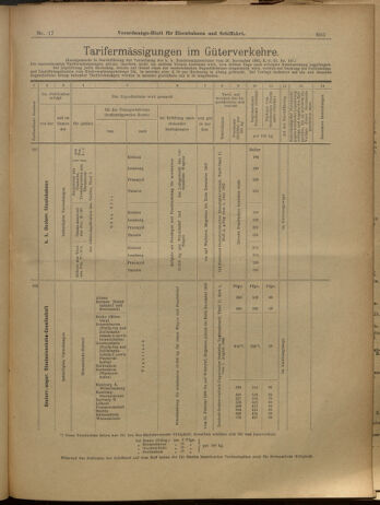 Verordnungs-Blatt für Eisenbahnen und Schiffahrt: Veröffentlichungen in Tarif- und Transport-Angelegenheiten 19000213 Seite: 23