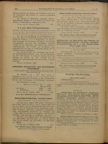 Verordnungs-Blatt für Eisenbahnen und Schiffahrt: Veröffentlichungen in Tarif- und Transport-Angelegenheiten 19000220 Seite: 16