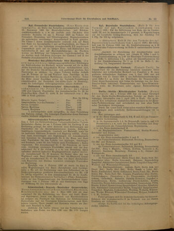 Verordnungs-Blatt für Eisenbahnen und Schiffahrt: Veröffentlichungen in Tarif- und Transport-Angelegenheiten 19000224 Seite: 8