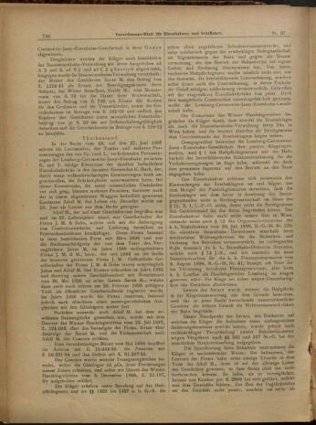 Verordnungs-Blatt für Eisenbahnen und Schiffahrt: Veröffentlichungen in Tarif- und Transport-Angelegenheiten 19000308 Seite: 2