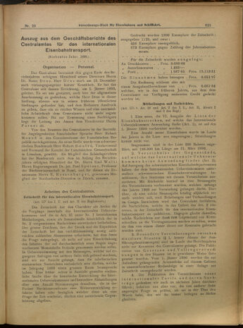 Verordnungs-Blatt für Eisenbahnen und Schiffahrt: Veröffentlichungen in Tarif- und Transport-Angelegenheiten 19000313 Seite: 9