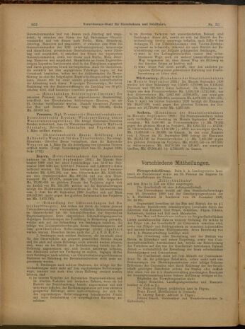 Verordnungs-Blatt für Eisenbahnen und Schiffahrt: Veröffentlichungen in Tarif- und Transport-Angelegenheiten 19000315 Seite: 8