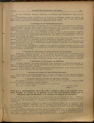 Verordnungs-Blatt für Eisenbahnen und Schiffahrt: Veröffentlichungen in Tarif- und Transport-Angelegenheiten 19000317 Seite: 11