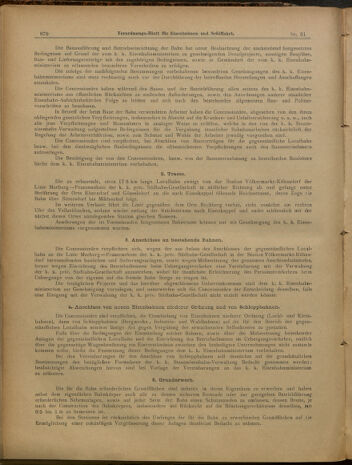 Verordnungs-Blatt für Eisenbahnen und Schiffahrt: Veröffentlichungen in Tarif- und Transport-Angelegenheiten 19000317 Seite: 6