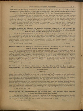 Verordnungs-Blatt für Eisenbahnen und Schiffahrt: Veröffentlichungen in Tarif- und Transport-Angelegenheiten 19000320 Seite: 2