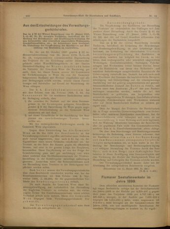 Verordnungs-Blatt für Eisenbahnen und Schiffahrt: Veröffentlichungen in Tarif- und Transport-Angelegenheiten 19000324 Seite: 2