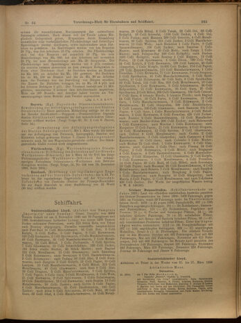 Verordnungs-Blatt für Eisenbahnen und Schiffahrt: Veröffentlichungen in Tarif- und Transport-Angelegenheiten 19000324 Seite: 7