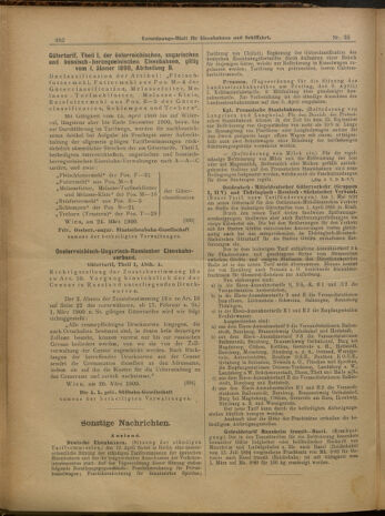 Verordnungs-Blatt für Eisenbahnen und Schiffahrt: Veröffentlichungen in Tarif- und Transport-Angelegenheiten 19000327 Seite: 8