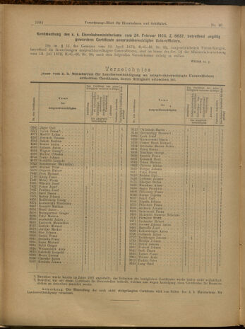 Verordnungs-Blatt für Eisenbahnen und Schiffahrt: Veröffentlichungen in Tarif- und Transport-Angelegenheiten 19000407 Seite: 2