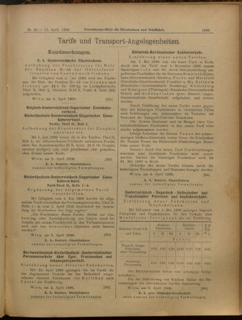 Verordnungs-Blatt für Eisenbahnen und Schiffahrt: Veröffentlichungen in Tarif- und Transport-Angelegenheiten 19000412 Seite: 8