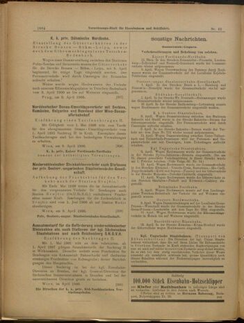 Verordnungs-Blatt für Eisenbahnen und Schiffahrt: Veröffentlichungen in Tarif- und Transport-Angelegenheiten 19000412 Seite: 9