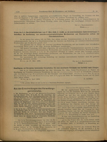 Verordnungs-Blatt für Eisenbahnen und Schiffahrt: Veröffentlichungen in Tarif- und Transport-Angelegenheiten 19000419 Seite: 2